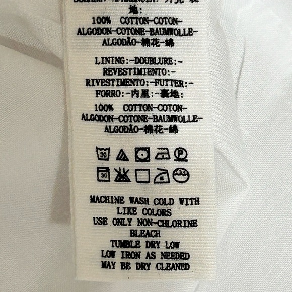 Free People Tie Sleeve open back poplin ToP  size xs - Picture 8 of 11